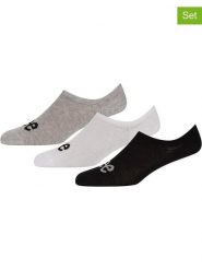 Lee Skarpety (3 pary) "Chris" w kolorze szarym, białym i czarnym rozmiar: 40-42. Białe skarpety Lee, bez wzorów. Za 19.68 zł.