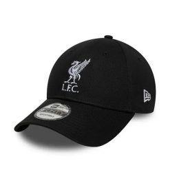 Czapka baseballowa 9forty Liverpool FC Core. Czarne czapki z daszkiem New Era, bez wzorów, z bawełny. Za 218.34 zł.