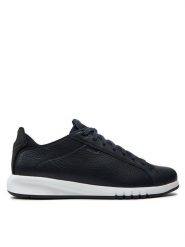 Geox Sneakersy U Aerantis U357FA 00046 C0045 Granatowy. Niebieskie buty sportowe casual Geox, bez wzorów, ze skóry, bez zapięcia. Za 499.99 zł.