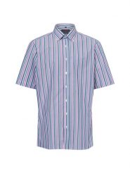 Finshley & Harding koszula biznesowa - Easy Care Mężczyźni Modern Fit Bawełna różowy|biały|wielokolorowy, 40. Białe koszule Finshley & Harding, m, bez wzorów, z bawełny, bez kołnierzyka, bez ramiączek. Za 139.95 zł.