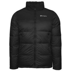 Kurtka turystyczna męska Down Jacket. Białe kurtki Champion, na zimę, m, bez wzorów, z materiału, z kapturem. Za 466.15 zł.