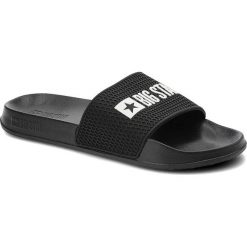 Czarne Klapki Big Star Męskie Wodoodporne Buty. Czarne klapki BIG STAR, ze skóry. Za 79.99 zł.