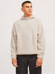 Jack & Jones Bluza w kolorze beżowym rozmiar: L. Brązowe bluzy Jack & Jones, l, bez wzorów, z kapturem. Za 79.59 zł.