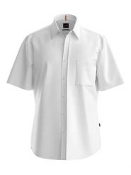 Hugo Boss Fashion Koszula w kolorze białym rozmiar: S. Białe koszule Hugo Boss Fashion, s, bez wzorów, z bawełny, bez kołnierzyka, bez ramiączek. Za 127.05 zł.