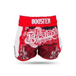 Szorty bokserskie Booster Fight Gear TBT Country TR. Białe szorty BOOSTER FIGHT GEAR, bez wzorów, z satyny, sportowe. Za 250.00 zł.