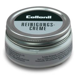 Pasta czyszcząca Collonil Reinigungscreme. Buty trekkingowe Collonil, bez wzorów, bez zapięcia. Za 34.99 zł.
