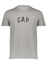 GAP Koszulka w kolorze jasnoszarym rozmiar: XL. Szare bezrękawniki GAP, xl, bez wzorów, z bawełny, bez kołnierzyka, bez ramiączek. Za 61.89 zł.