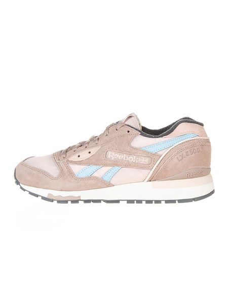 Reebok Skórzane sneakersy w kolorze beżowym rozmiar: 42. Brązowe buty sportowe casual Reebok, bez wzorów, z materiału, bez zapięcia. Za 197.17 zł.