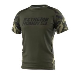 Koszulka Sportowa Techniczna Męska EXTREME HOBBY JUNGLE PANTHER. Zielone t-shirty sportowe EXTREME HOBBY, bez wzorów, z elastanu, bez ramiączek, do biegania. Za 149.00 zł.