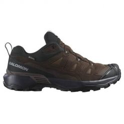 Buty trekkingowe męskie Salomon X Ultra 360 Ltr Gtx Gore-tex. Brązowe buty trekkingowe Salomon, bez wzorów, z gore-texu, bez zapięcia. Za 629.99 zł.