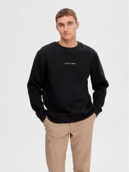 Selected Homme Bluza 16090431 Czarny Regular Fit. Czarne bluzy Selected Homme, m, bez wzorów, z syntetyku, bez kaptura. Za 69.99 zł.