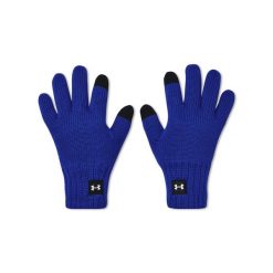 Rękawiczki męskie Under Armour HALFTIME WOOL GLOVE. Niebieskie rękawiczki Under Armour, bez wzorów. Za 109.99 zł.