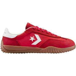 Buty sportowe Converse Run Star Trainer Suede. Czerwone buty do biegania Converse, bez wzorów, z zamszu, bez zapięcia, na fitness i siłownię. Za 590.00 zł.