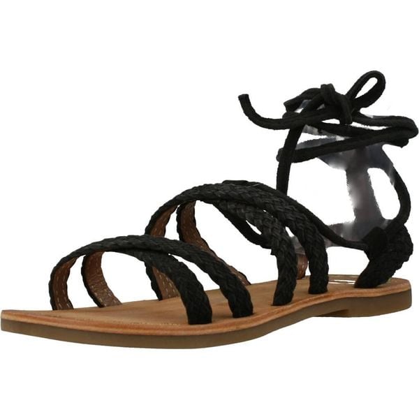 Sandały GIOSEPPO 38881G Czarny. Czarne sandały Gioseppo, ze skóry, bez zapięcia. Za 109.99 zł.