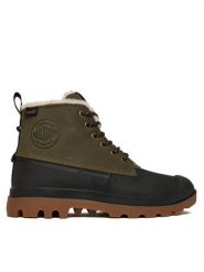Palladium Trapery Pampa Duck Wl Wp+ 79547-325-M Zielony. Zielone trapery Palladium, z materiału, bez zapięcia. Za 699.99 zł.