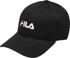 Czapka z logo liniowym - pasek z tyłu Fila Brasov 6 Panel. Białe czapki z daszkiem Fila, na jesień, bez wzorów, z bawełny. Za 72.99 zł.