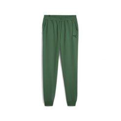 Jogging Puma Made In France. Zielone szorty Puma, l, bez wzorów, z bawełny. W wyprzedaży za 227.20 zł.