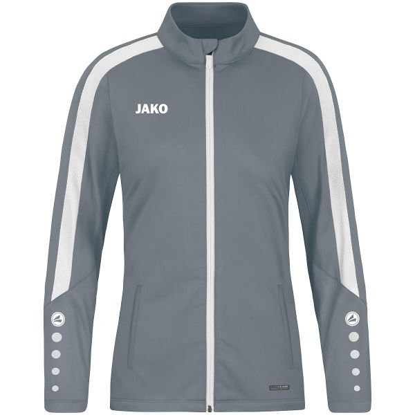 Poliestrowa bluza dresowa Jako Power. Szare bluzy z kapturem JAKO, xl, bez wzorów, z dresówki, z kapturem. Za 288.50 zł.