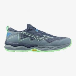 Buty do biegania męskie Mizuno Wave Daichi 9. Szare buty do biegania Mizuno, bez wzorów, bez zapięcia, do biegania, mizuno wave. Za 659.99 zł.