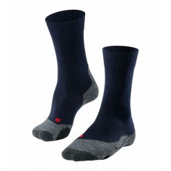 Skarpetki Falke TK2. Niebieskie skarpety Falke, bez wzorów, z elastanu. Za 127.50 zł.