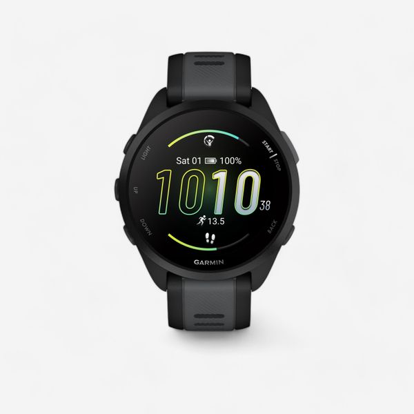 Second Life - Zegarek smartwatch Garmin Forerunner 165... - Stan Doskonały. Czarne zegarki GARMIN. Za 849.99 zł.