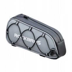 Torba rowerowa Rockbros na ramę odblaskowa saszetka 0,9 L. Szare torby na ramię ROCKBROS, bez wzorów, z poliesteru, bez dodatków. Za 54.99 zł.