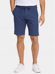 Lindbergh Szorty materiałowe 30-508003 Granatowy Relaxed Fit. Niebieskie szorty Lindbergh, l, bez wzorów, ze lnu. Za 279.99 zł.