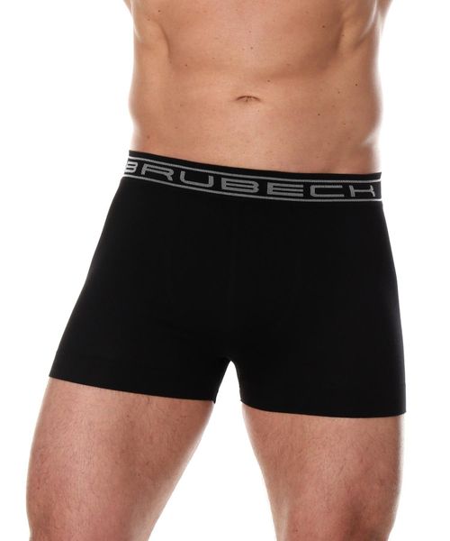 Bokserki bawełniane classic męskie Brubeck Comfort Cotton. Czarne bokserki Brubeck, l, bez wzorów, z bawełny. Za 41.99 zł.