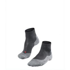 Skarpetki Falke TK5 Short. Szare skarpety Falke, bez wzorów, z poliamidu. Za 156.50 zł.