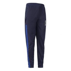 Kelme Pantalón Largo Lince Marino Unisex. Niebieskie szorty Kelme, m, bez wzorów, z dresówki. W wyprzedaży za 96.05 zł.