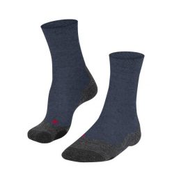 Skarpetki Falke TK2 Explore Melange. Niebieskie skarpety Falke, bez wzorów, z elastanu. Za 161.50 zł.
