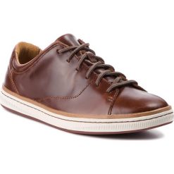 Sneakersy CLARKS - Norsen Lace 261278297 Dark Tan Leather. Buty sportowe casual marki Clarks. W wyprzedaży za 299.00 zł.