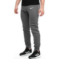 Spodnie Sportowe męskie Nike Park 20 Fleece Pant. Szare buty treningowe Nike, bez wzorów, na fitness i siłownię. Za 156.00 zł.