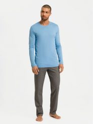 Hanro Piżama 75111 Kolorowy Regular Fit. Piżamy Hanro, m, bez wzorów, z bawełny, bez ramiączek. Za 699.99 zł.
