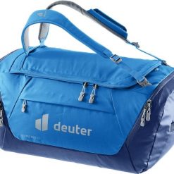 Torba podróżna Deuter Duffel Pro 60 - neptune/nightblue. Niebieskie torby na ramię Deuter, bez wzorów, z materiału, na ramię, bez dodatków. Za 569.99 zł.