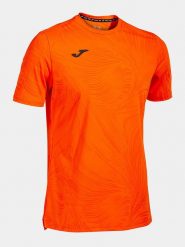 Joma Koszulka funkcyjna w kolorze pomarańczowym rozmiar: M. Pomarańczowe t-shirty sportowe Joma, bez wzorów, z materiału, bez ramiączek, outdoorowe. Za 65.85 zł.