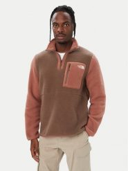 The North Face Polar Yumiori NF0A883S Brązowy Regular Fit. Brązowe bluzy z polaru The North Face, m, bez wzorów, z polaru, bez kaptura. Za 399.99 zł.