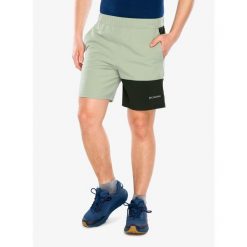 Spodenki turystyczne męskie Columbia Hike Color Block Short. Czarne szorty Columbia, l, bez wzorów, sportowe. Za 167.99 zł.