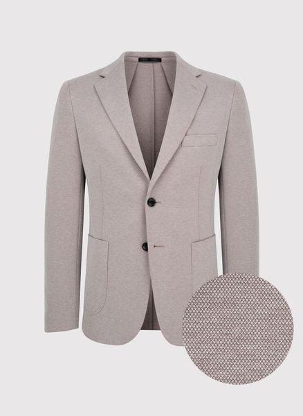 PAKO LORENTE – Beżowa marynarka męska melanż. Brązowe garnitury Pako Lorente, na co dzień, m, bez wzorów, z bawełny. Za 799.99 zł.