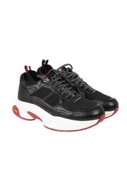 Bally Sneakersy "Viber-T" | 6231243 | Viber-T | Mężczyzna | Czarny. Czarne buty sportowe casual Bally, bez wzorów, ze skóry, bez zapięcia. W wyprzedaży za 1,299.00 zł.