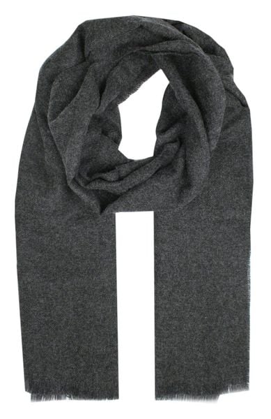 Delikatny i Ciepły Szal z Kaszmiru - V. Fraas - Grafitowy. Szare szaliki V. Fraas, bez wzorów, z kaszmiru. Za 255.00 zł.