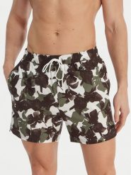 BOSS Szorty kąpielowe Pike 50561145 Zielony Regular Fit. Zielone kąpielówki Boss, m, bez wzorów, z syntetyku. Za 339.99 zł.