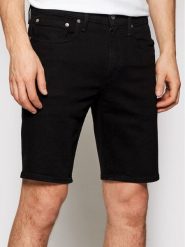 Levi's® Szorty jeansowe 405™ 39864-0037 Czarny Standard Fit. Czarne szorty m, bez wzorów, z bawełny. Za 229.99 zł.