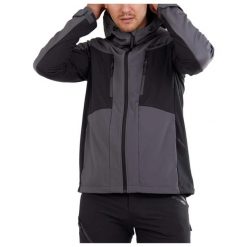 Kurtka softshell męska Fundango Rauris Softshell. Czarne kurtki Fundango, m, bez wzorów, z softshellu, bez kaptura. Za 519.90 zł.