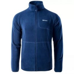 Polar męski Hi-Tec Camolin - niebieski, Rozmiar M. Niebieskie bluzy z polaru Hi-tec, m, bez wzorów, z materiału, bez kaptura. Za 89.99 zł.