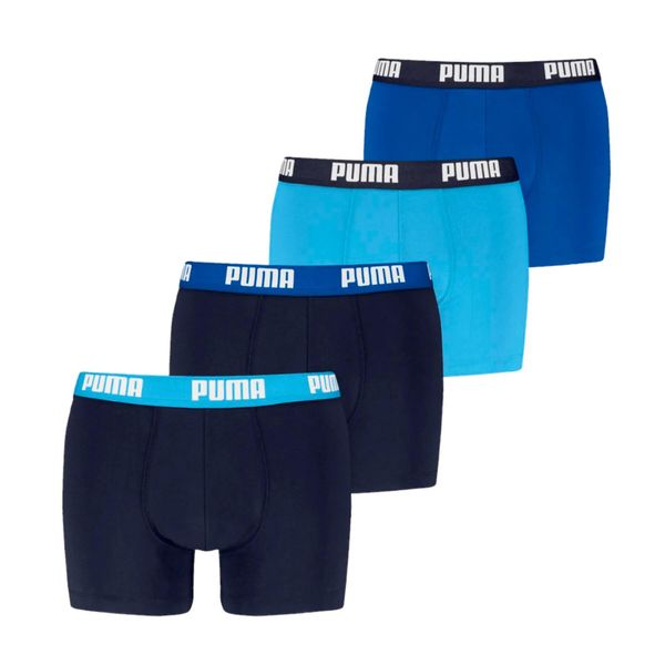 Bokserki męskie Puma BASIC 4-PACK 93819811 r M. Bokserki Puma, l, bez wzorów, z bawełny. Za 149.19 zł.