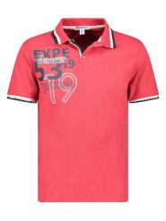 Geographical Norway Koszulka polo "Krug" w kolorze czerwonym rozmiar: XL. Czerwone koszulki polo sportowe Geographical Norway, xl, bez wzorów, z bawełny, bez kołnierzyka, bez ramiączek. Za 87.81 zł.