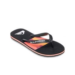 Klapki dla Mężczyzn MOLOKAI STRIPE 25. Czerwone klapki Quiksilver, z gumy. Za 99.99 zł.