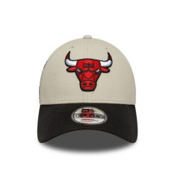 Czapka baseballowa 9forty Chicago Bulls. Brązowe czapki z daszkiem New Era, z aplikacjami, z bawełny. Za 156.00 zł.