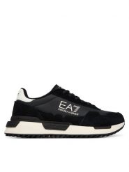 EA7 Emporio Armani Sneakersy 7X000380 AF19175 MC138 Czarny. Czarne buty sportowe casual EA7 Emporio Armani, bez wzorów, ze skóry, bez zapięcia. Za 749.99 zł.